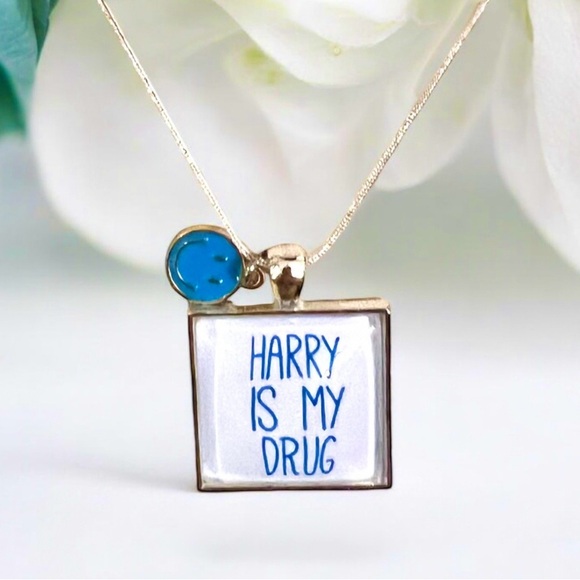 Harry is my drug pendant necklace Love Harry Styles? Prince Harry? Harry Potter? - Picture 6 of 15